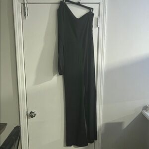 Elegant Black One-Shoulder Jumpsuit
